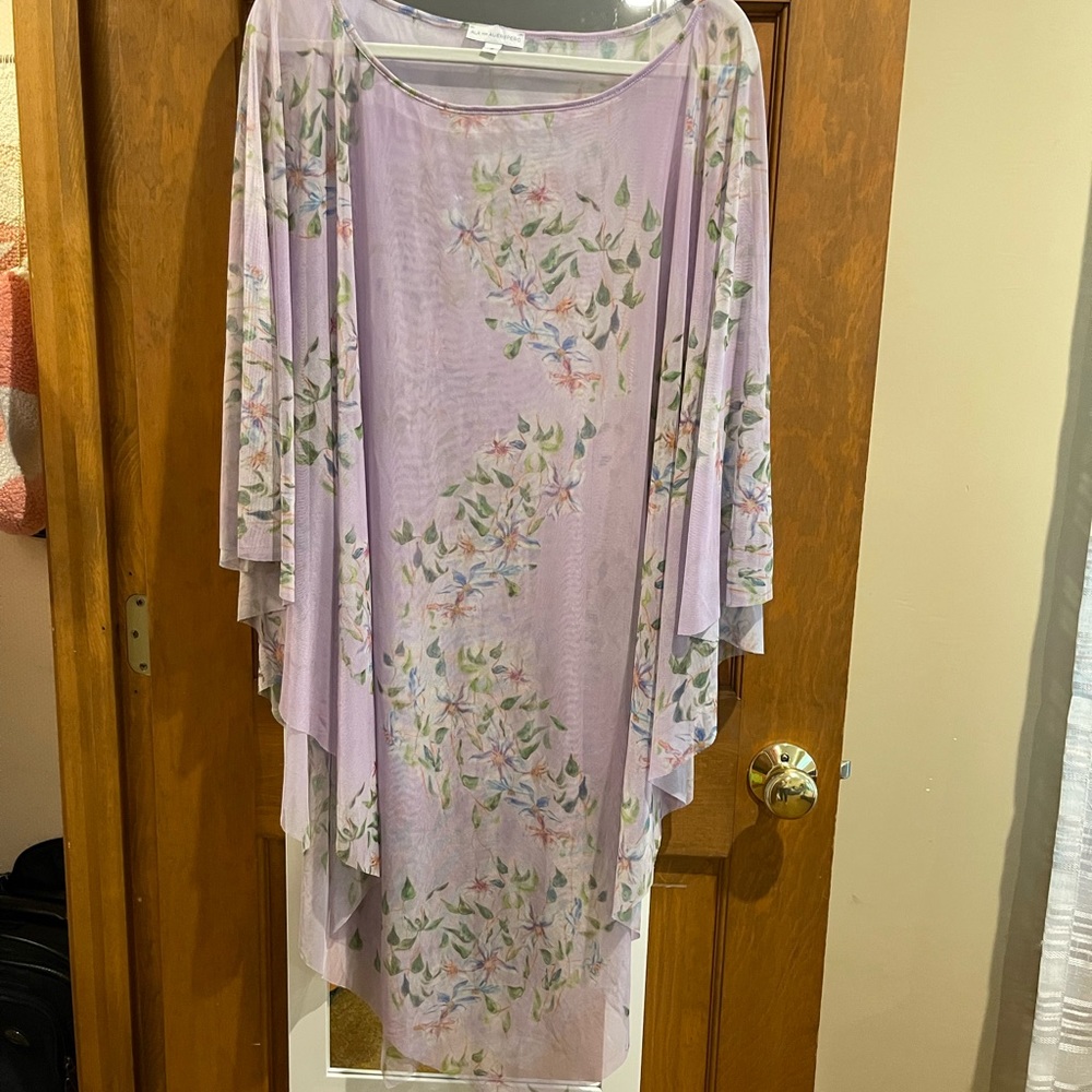 Ala von Auersperg silk mesh kaftan below knee length size 2 (Fits M-L)